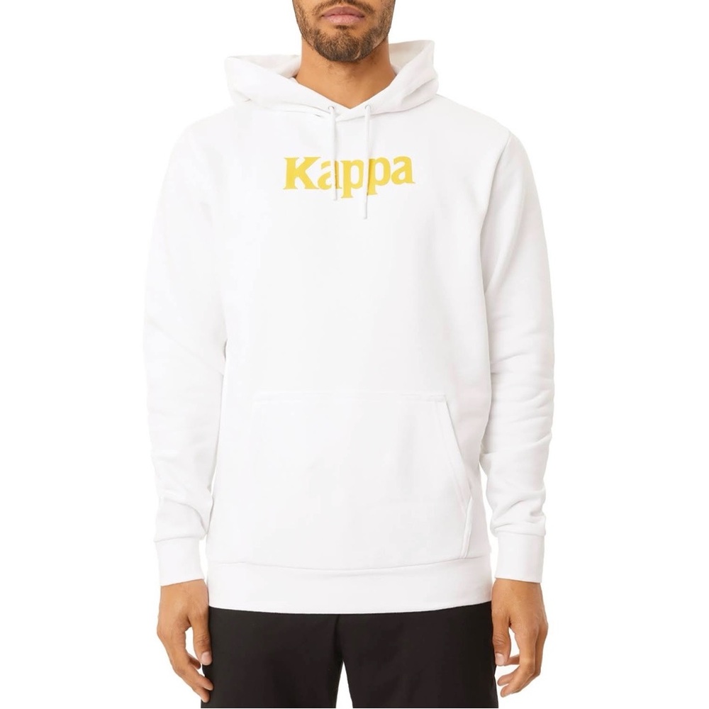 KAPPA Harris White Hoodie Sweatshirt NWOT